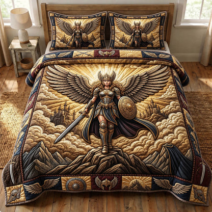 Viking Goddess 3-Piece Quilted Bedding Set GFTONMU1453