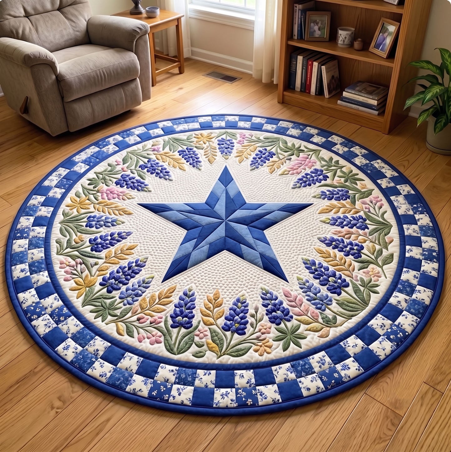 Texas Pride Quilted Round Mat GFTONMU146