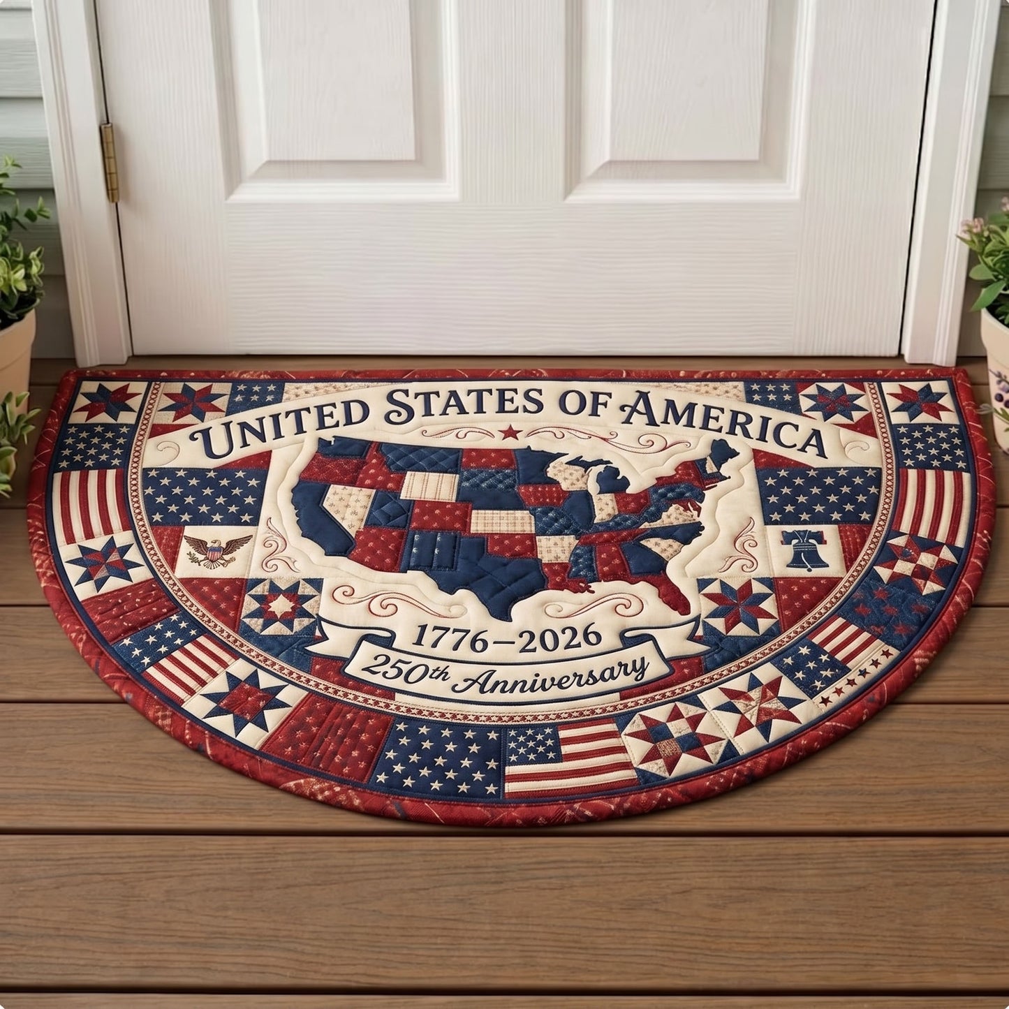 American Pride Quilted Welcome Mat GFTONMU153