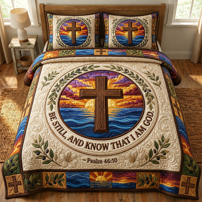 Christian Faith 3-Piece Quilted Bedding Set GFTONMU1530