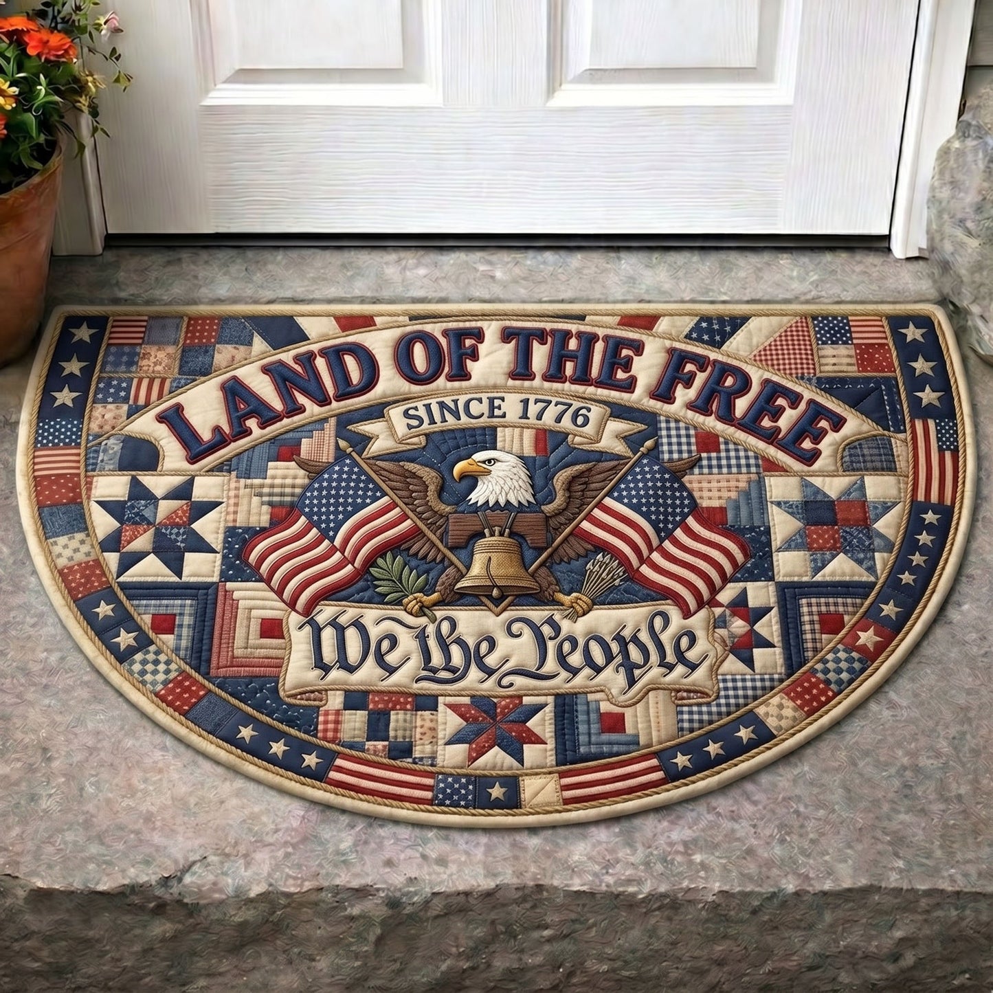 American Pride Quilted Welcome Mat GFTONMU155