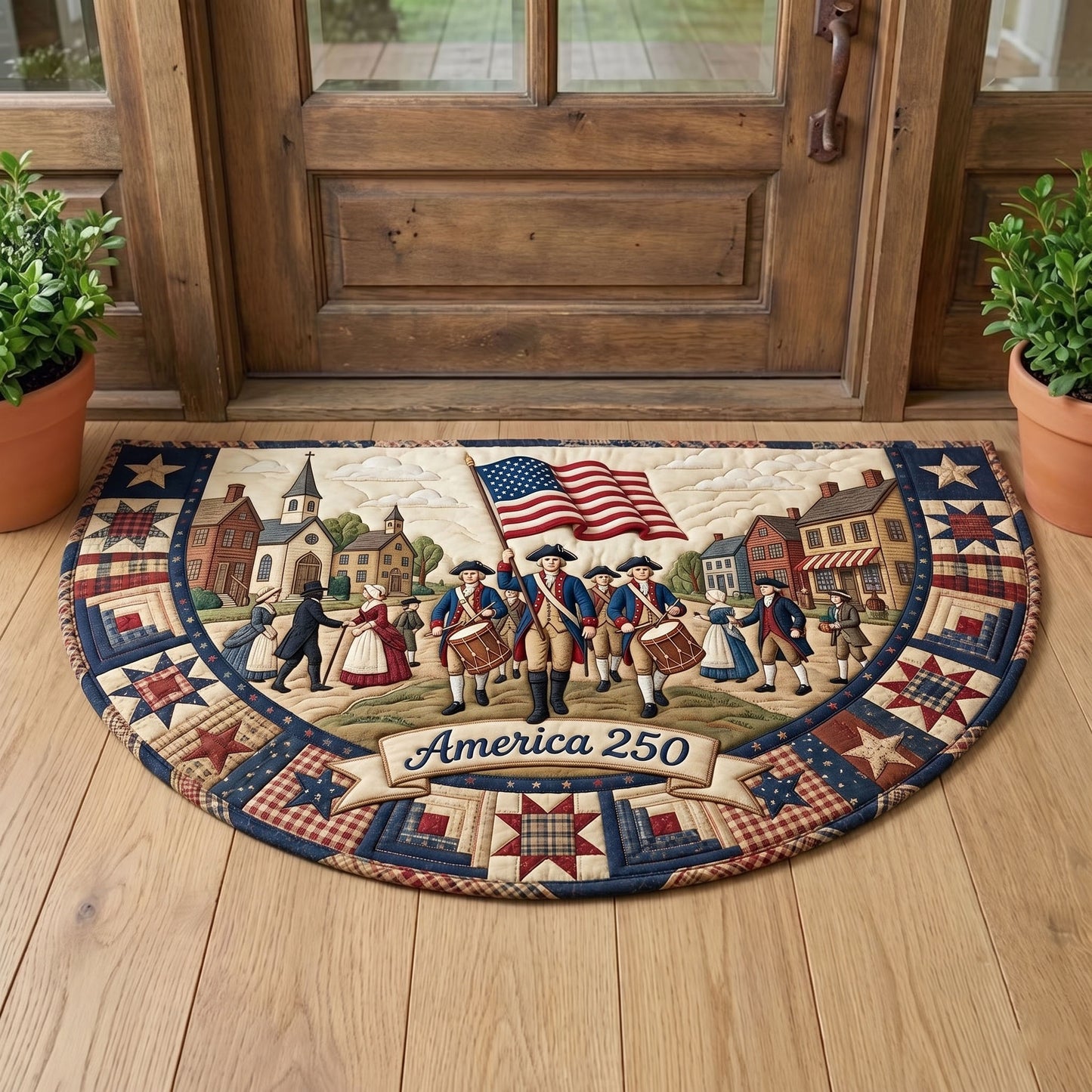 American Pride Quilted Welcome Mat GFTONMU157