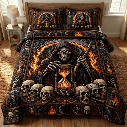 Haunted Halloween 3-Piece Quilted Bedding Set GFTONMU1626