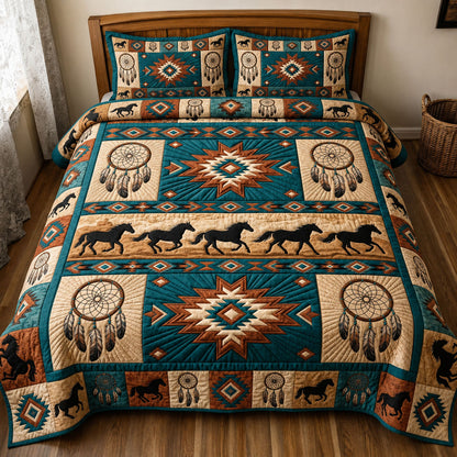 Native Legacy 3-Piece Quilted Bedding Set GFTONMU1651