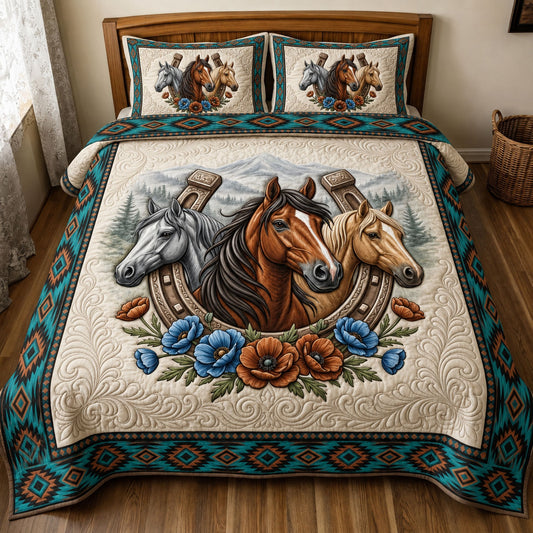 Native Legacy 3-Piece Quilted Bedding Set GFTONMU1653