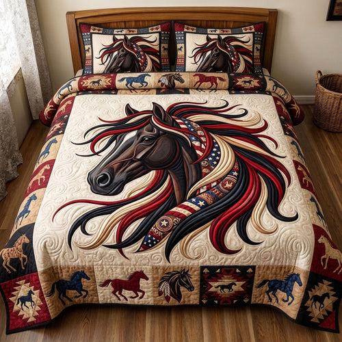 Native Legacy 3-Piece Quilted Bedding Set GFTONMU1654