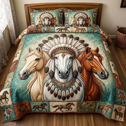 Native Legacy 3-Piece Quilted Bedding Set GFTONMU1657