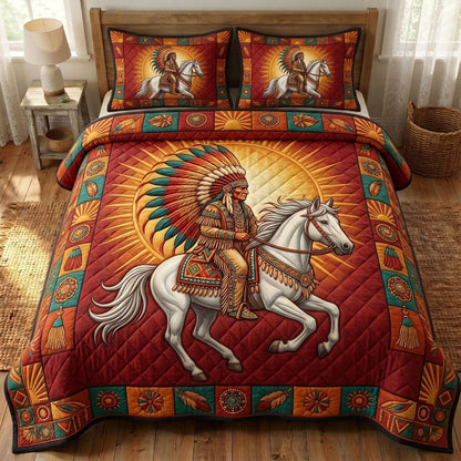 Native Legacy 3-Piece Quilted Bedding Set GFTONMU1661