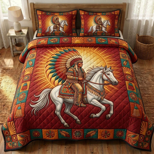 Native Legacy 3-Piece Quilted Bedding Set GFTONMU1661