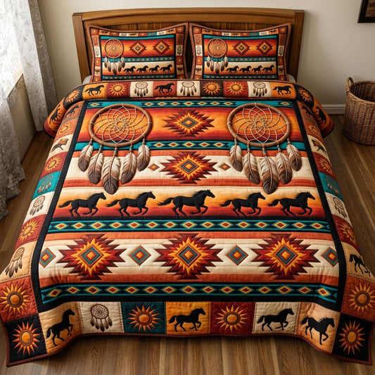 Native Legacy 3-Piece Quilted Bedding Set GFTONMU1663