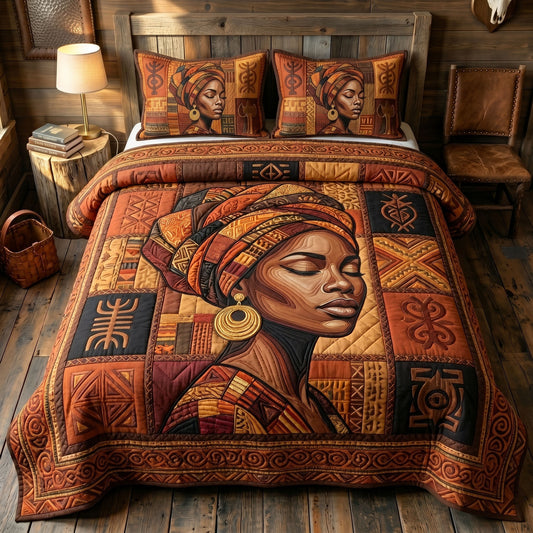 Juneteenth Soul 3-Quilted Bedding Set GFTONMU168