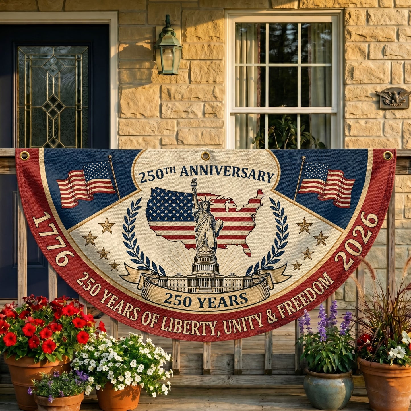 American Freedom Fan Flag GFTONMU171