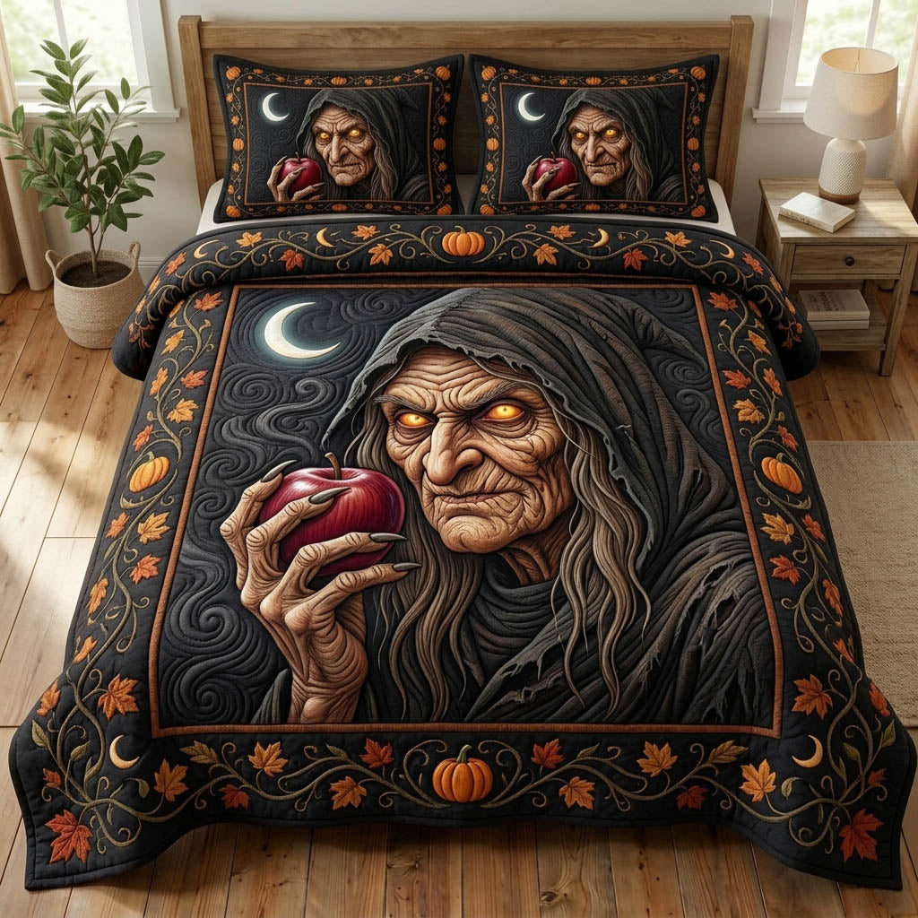 Witches Coven 3-Piece Quilted Bedding Set GFTONMU1718