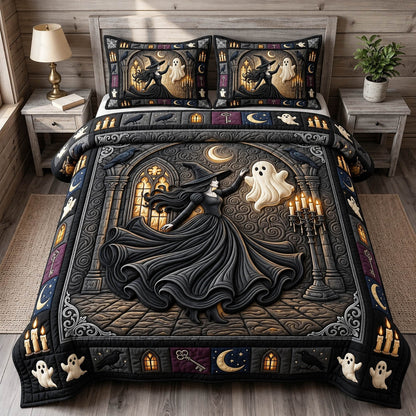 Witches Coven 3-Piece Quilted Bedding Set GFTONMU1719
