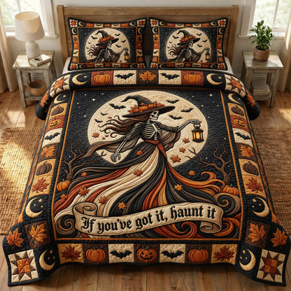 Witches Coven 3-Piece Quilted Bedding Set GFTONMU1720