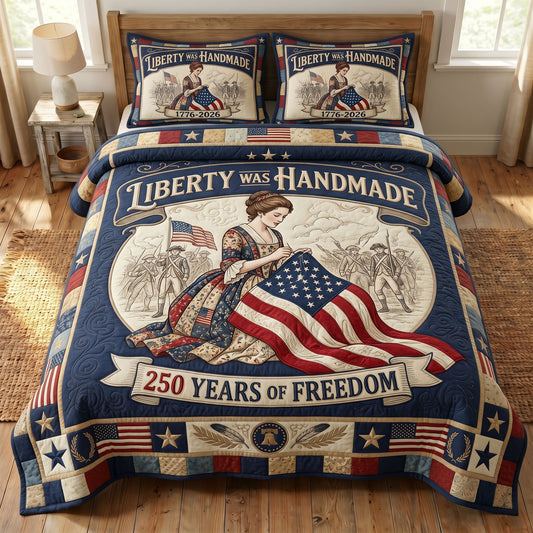 Liberty Legacy 3-Piece Quilted Bedding Set GFTONMU186