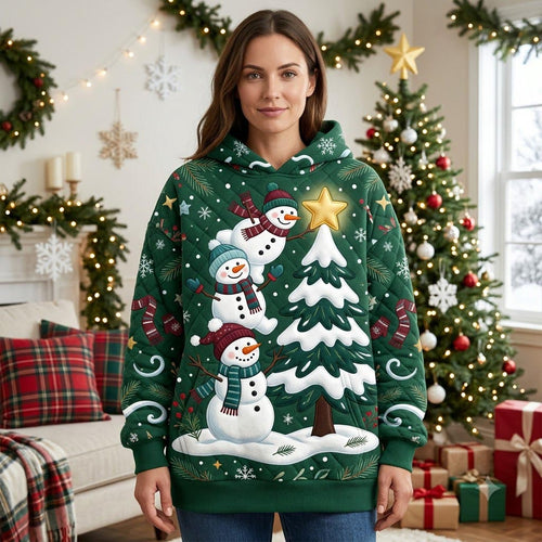 Christmas Snowman Hoodie GFTONMU1972