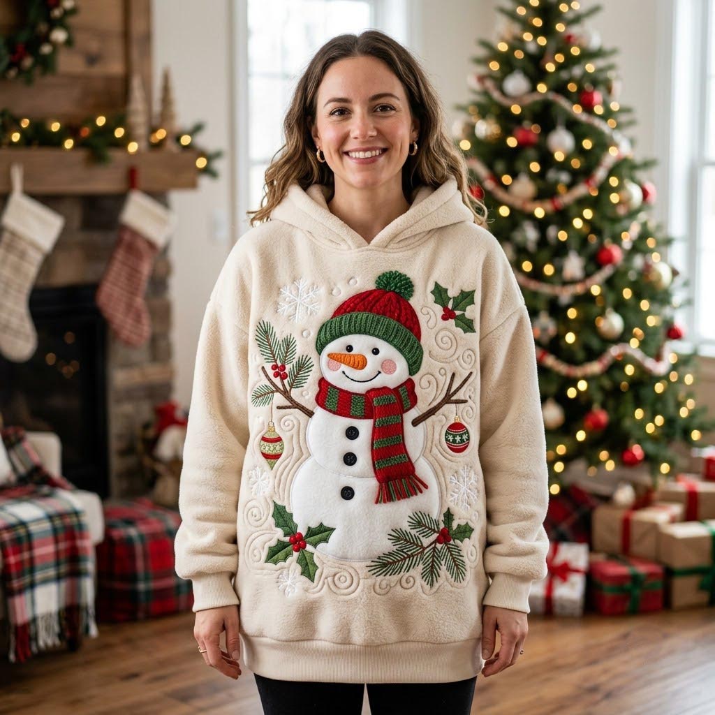 Christmas Snowman Hoodie GFTONMU1975