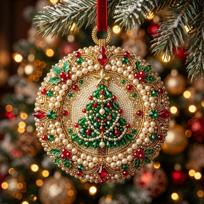 Christmas Sparkle Christmas Mica Ornament