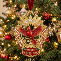 Red Cardinal Christmas Mica Ornament GFTONMU2174