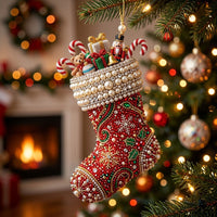 Christmas Stocking Christmas Mica Ornament GFTONMU2305