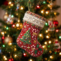 Christmas Stocking Christmas Mica Ornament GFTONMU2309