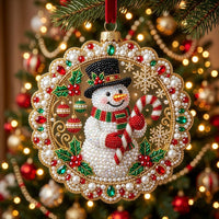 Christmas Snowman Christmas Mica Ornament GFTONMU2315