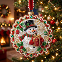 Christmas Snowman Christmas Mica Ornament GFTONMU2316