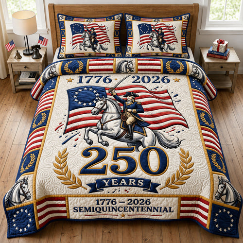 Liberty Legacy 3-Piece Quilted Bedding Set GFTONMU2328