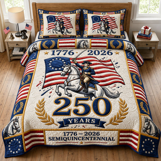 Liberty Legacy 3-Piece Quilted Bedding Set GFTONMU2328