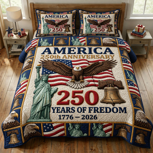 Liberty Legacy 3-Piece Quilted Bedding Set GFTONMU2331