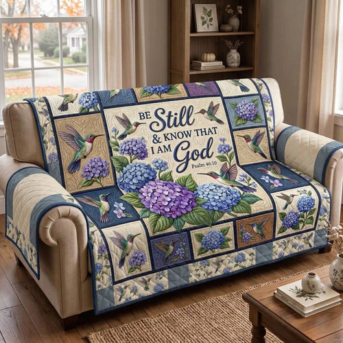 Floral Bible Quilted Sofa Cover GFTONMU2382