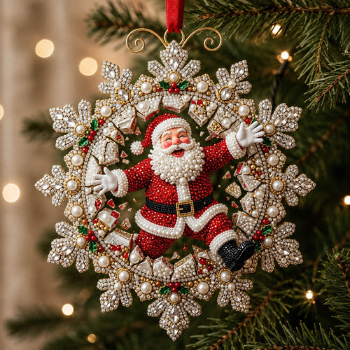 Santa Claus Christmas Mica Ornament GFTONMU2387