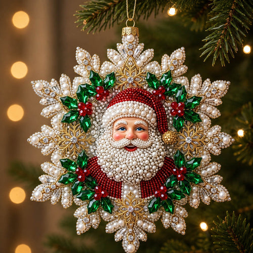 Santa Claus Christmas Mica Ornament GFTONMU2389