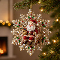 Santa Claus Christmas Mica Ornament GFTONMU2393