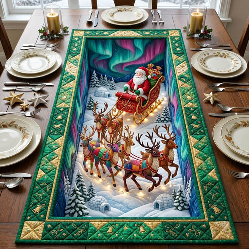 Santa Claus Quilted Table Runner GFTONMU2401