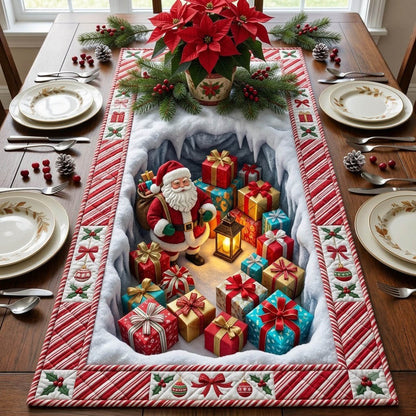 Santa Claus Quilted Table Runner GFTONMU2402