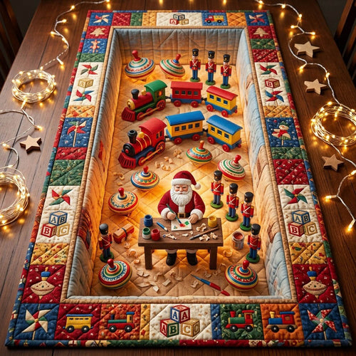 Santa Claus Quilted Table Runner GFTONMU2404