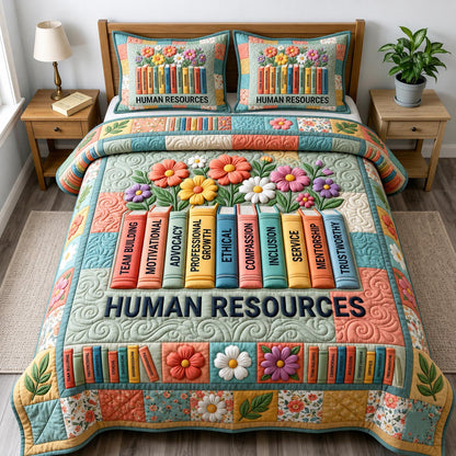 Book Lover 3-Piece Quilted Bedding Set GFTONMU2445