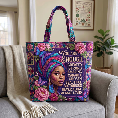Juneteenth Pride Quilted Tote Bag GFTONMU249