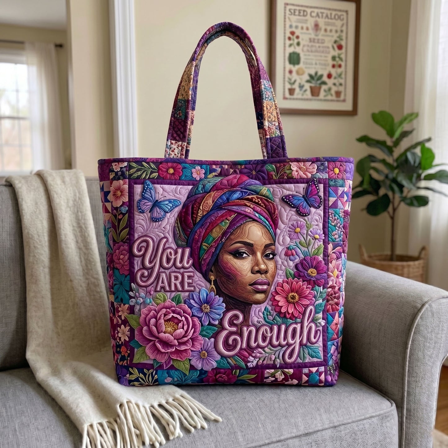 Juneteenth Pride Quilted Tote Bag GFTONMU252