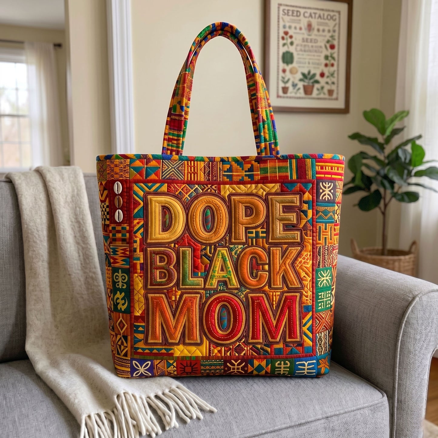 Juneteenth Pride Quilted Tote Bag GFTONMU254