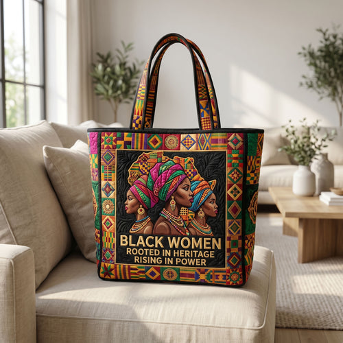 Juneteenth Pride Quilted Tote Bag GFTONMU257