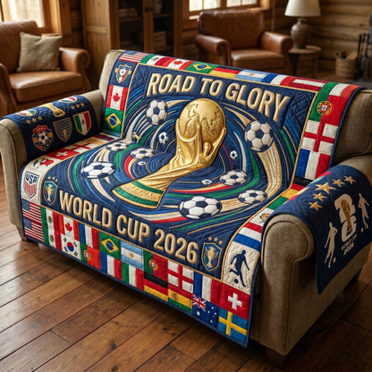 World Cup Quilted Sofa Cover GFTONMU274