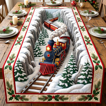 Holiday Express Quilted Table Runner GFTONMU2973