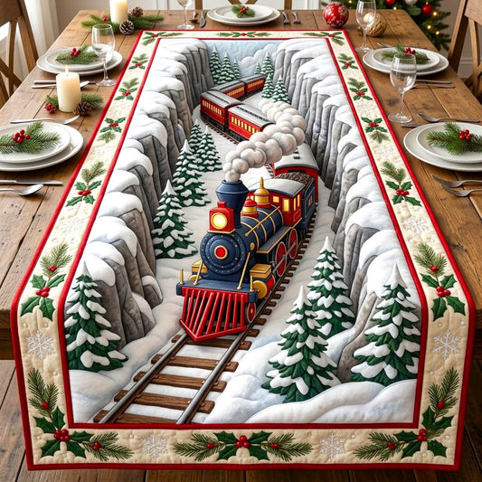 Holiday Express Quilted Table Runner GFTONMU2973
