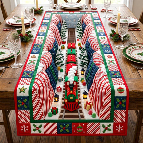 Holiday Express Quilted Table Runner GFTONMU2974