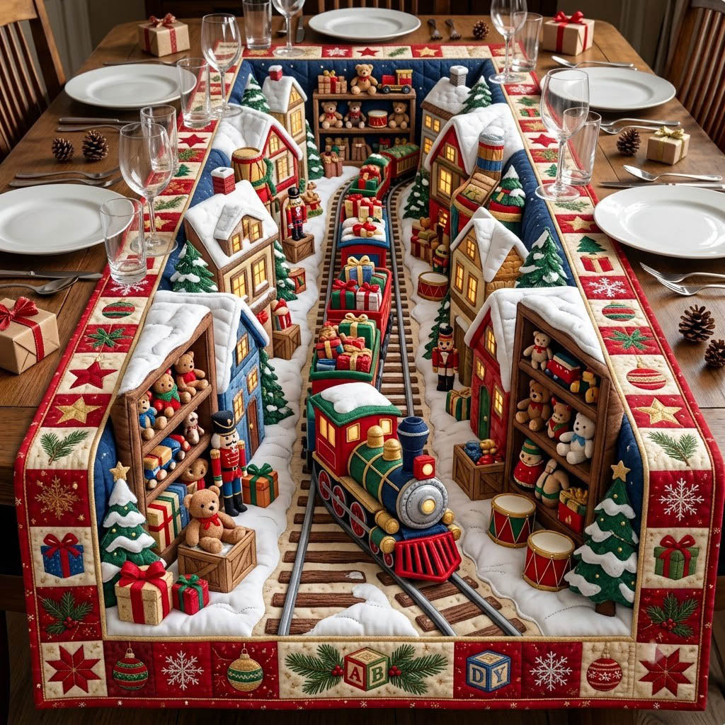 Holiday Express Quilted Table Runner GFTONMU2975