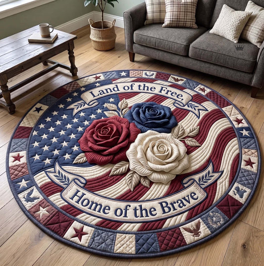 American Pride Quilted Round Mat GFTONMU30