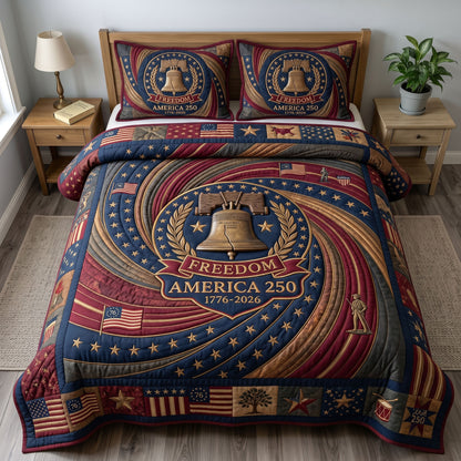 Heritage Patch 3-Quilted Bedding Set GFTONMU300